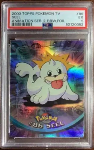 Seel [Rainbow Foil] #86 - Pokemon 2000 Topps TV