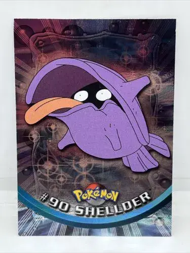 Shellder [Foil] #90 - Pokemon 2000 Topps TV