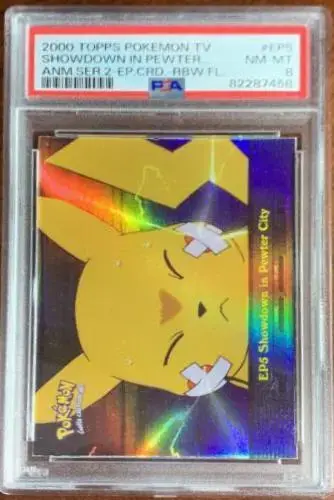 Showdown in Pewter City [Rainbow Foil] #EP5 - Pokemon 2000 Topps TV