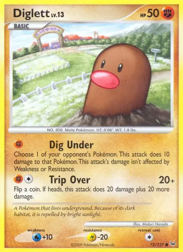 Diglett - Pokemon Platinum #72