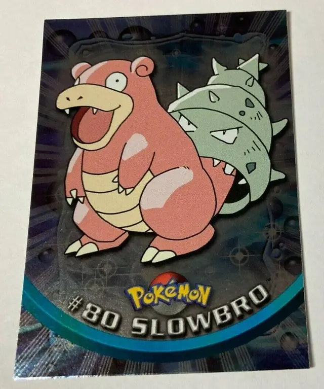 Slowbro [Foil] #80 - Pokemon 2000 Topps TV
