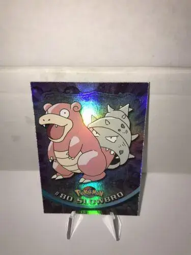 Slowbro [Rainbow Foil] #80 - Pokemon 2000 Topps TV