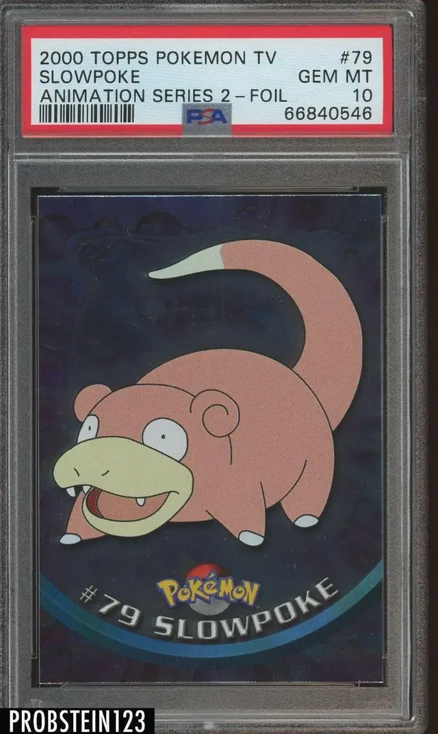 Slowpoke [Foil] #79 - Pokemon 2000 Topps TV