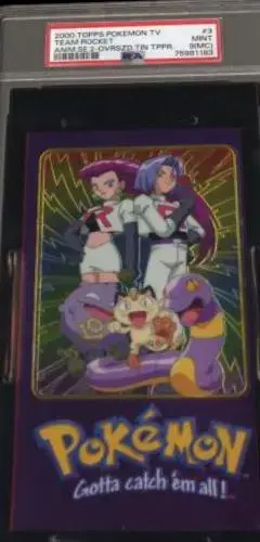 Team Rocket [Tin Topper] #3 - Pokemon 2000 Topps TV