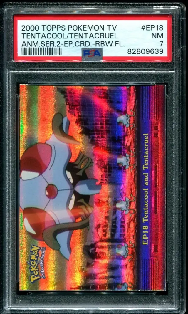 Tentacool and Tentacruel [Rainbow Foil] #EP18 - Pokemon 2000 Topps TV