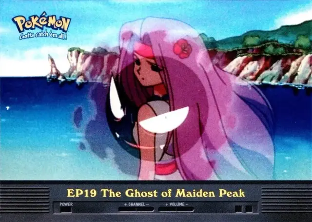 The Ghost of Maiden Peak [Foil] #EP19 - Pokemon 2000 Topps TV