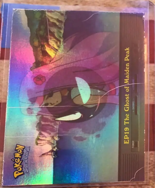 The Ghost of Maiden Peak [Rainbow Foil] #EP19 - Pokemon 2000 Topps TV