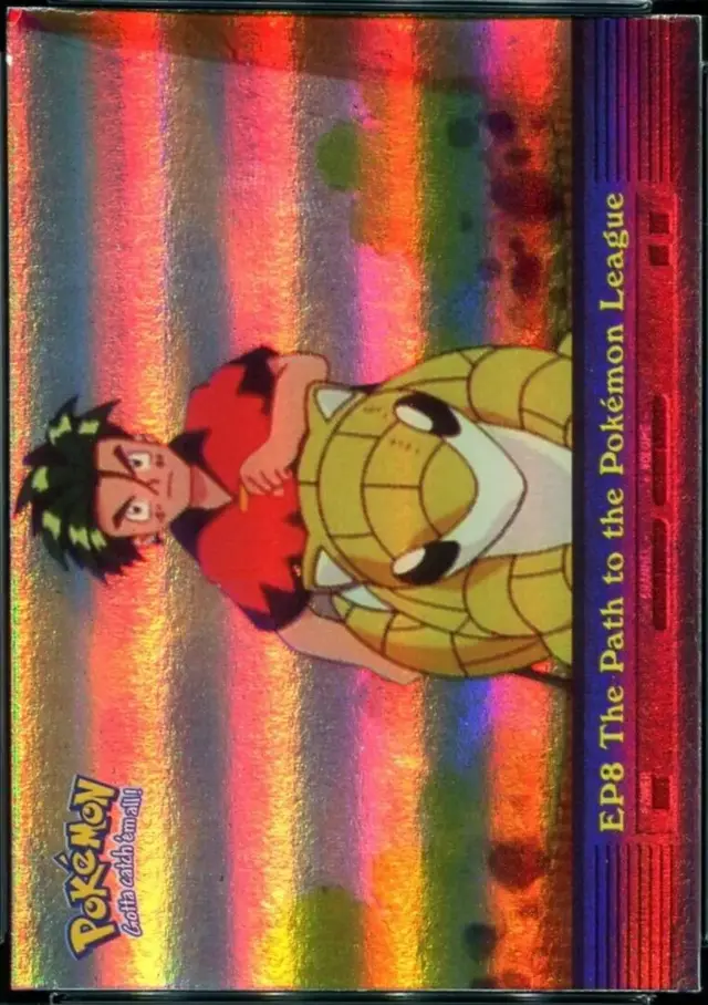 The Path to the Pokemon League [Rainbow Foil] #EP8 - Pokemon 2000 Topps TV