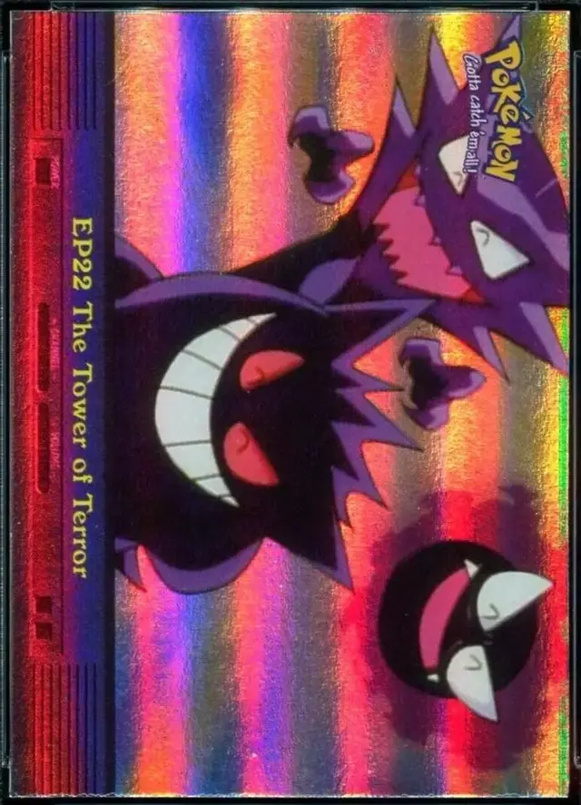 The Tower of Terror [Rainbow Foil] #EP22 - Pokemon 2000 Topps TV