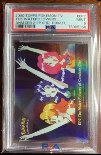The Water Flowers of Cerulean City [Rainbow Foil] #EP7 - Pokemon 2000 Topps TV