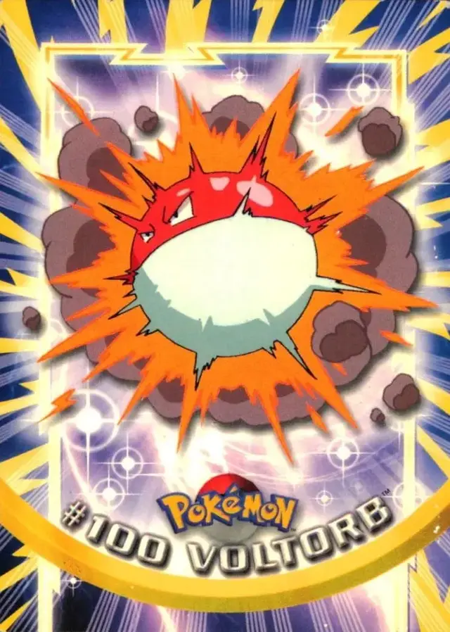 Voltorb #100 - Pokemon 2000 Topps TV