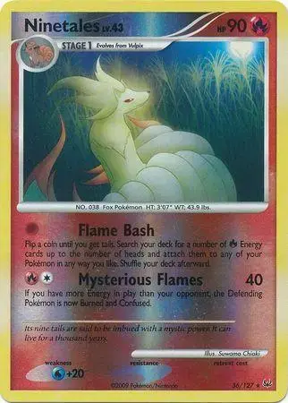 Ninetales [Reverse Holo] - Pokemon Platinum #36