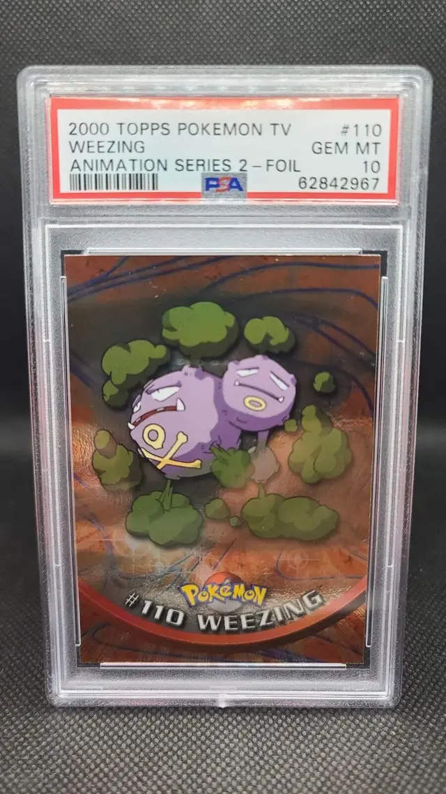 Weezing [Foil] #110 - Pokemon 2000 Topps TV
