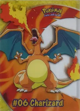 Charizard #PC3 - Pokemon 2000 Topps TV Clear