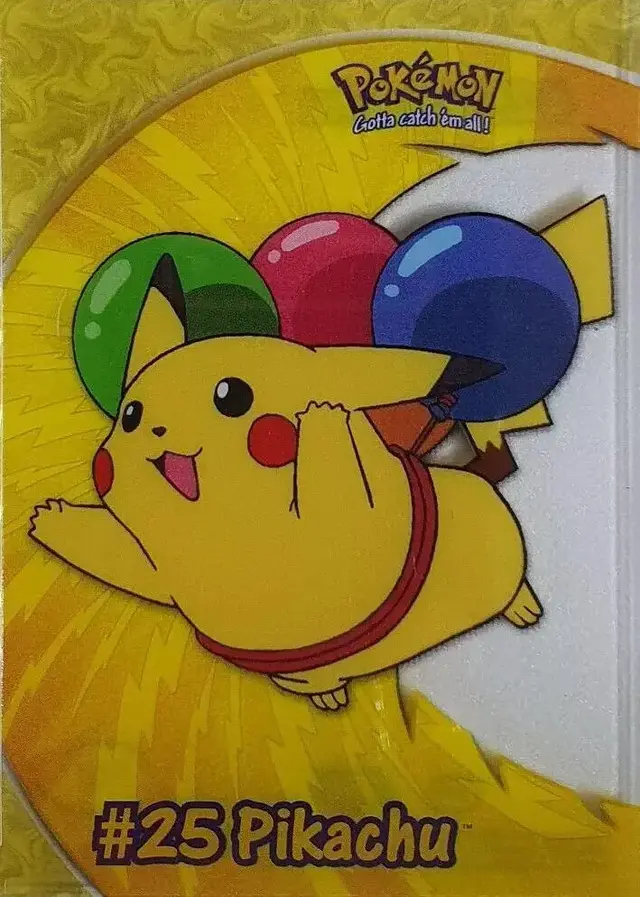 Pikachu #PC1 - Pokemon 2000 Topps TV Clear