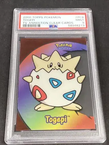 Togepi #PC8 - Pokemon 2000 Topps TV Clear
