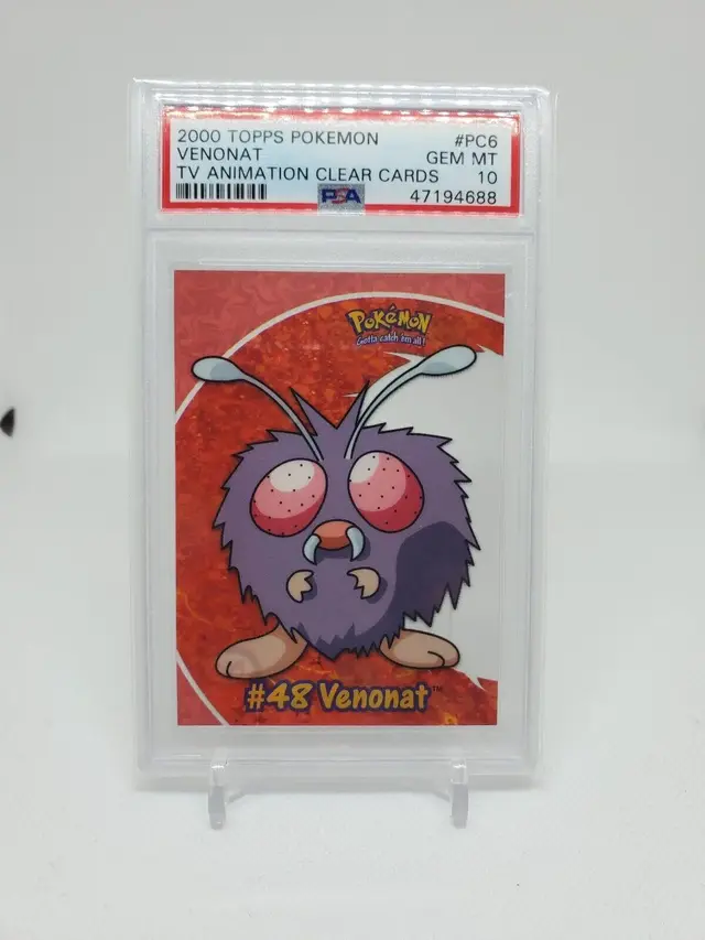 Venonat #PC6 - Pokemon 2000 Topps TV Clear