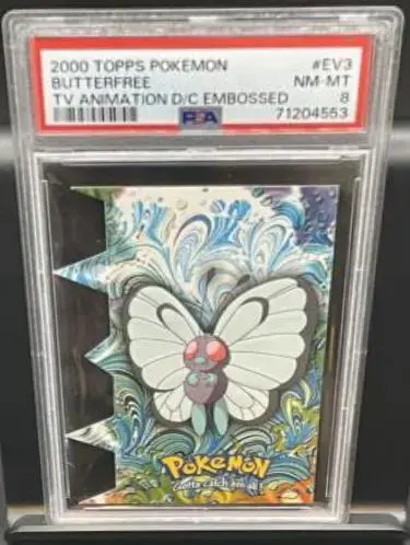 Butterfree #EV3 - Pokemon 2000 Topps TV Die Cut