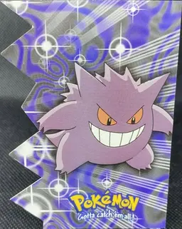 Gengar #EVO6 - Pokemon 2000 Topps TV Die Cut