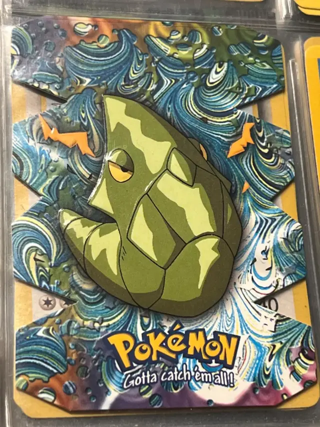 Metapod #EV2 - Pokemon 2000 Topps TV Die Cut