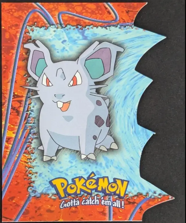 Nidoran #EVO7 - Pokemon 2000 Topps TV Die Cut