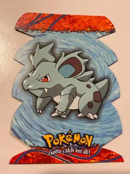 Nidorina #EVO8 - Pokemon 2000 Topps TV Die Cut