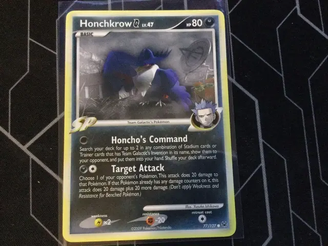Honchkrow G [Reverse Holo] - Pokemon Platinum #77
