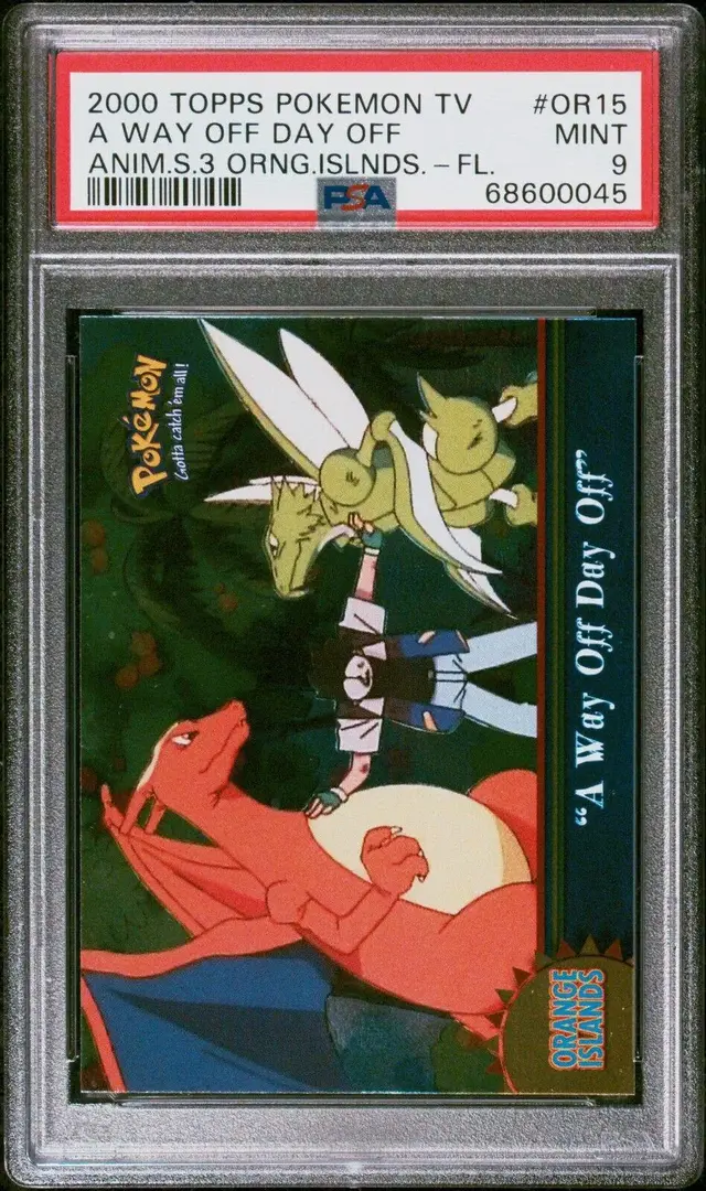 A Way Off Day Off [Foil] #OR15 - Pokemon 2000 Topps TV Episode