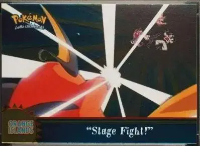Stage Fight! [Foil] #OR7 - Pokemon 2000 Topps TV Episode