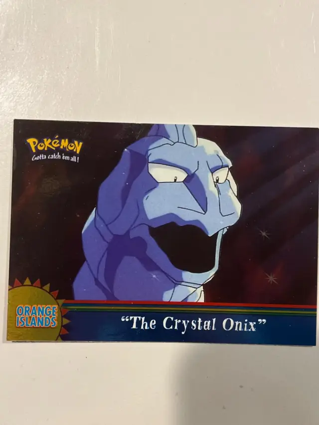 The Crystal Onix #OR4 - Pokemon 2000 Topps TV Episode