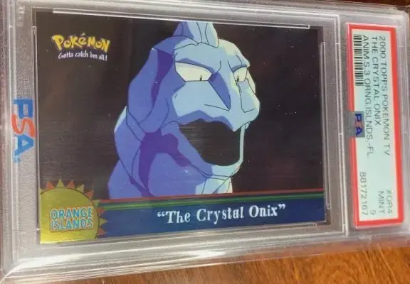 The Crystal Onix [Foil] #OR4 - Pokemon 2000 Topps TV Episode