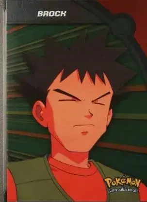 Brock [Foil] #HV8 - Pokemon 2000 Topps TV Heroes & Villians