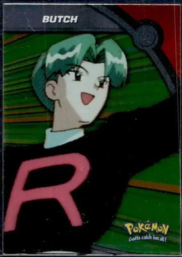 Butch [Foil] #HV10 - Pokemon 2000 Topps TV Heroes & Villians