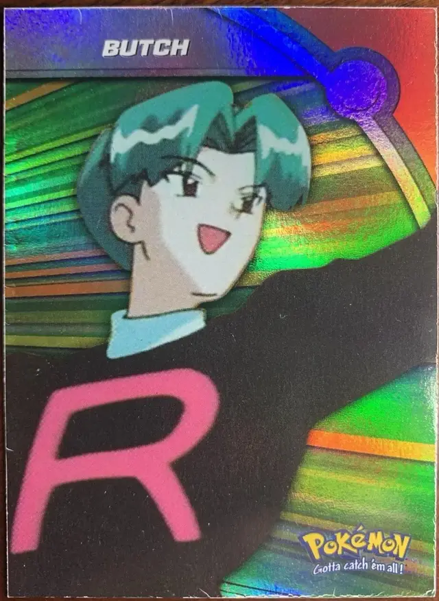 Butch [Rainbow Foil] #HV10 - Pokemon 2000 Topps TV Heroes & Villians