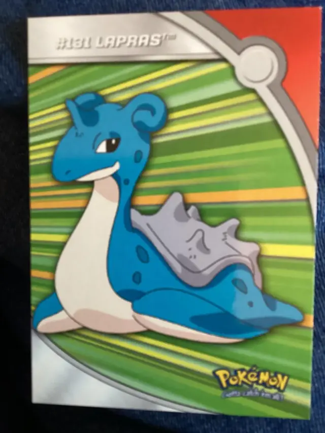 Lapras #HV13 - Pokemon 2000 Topps TV Heroes & Villians