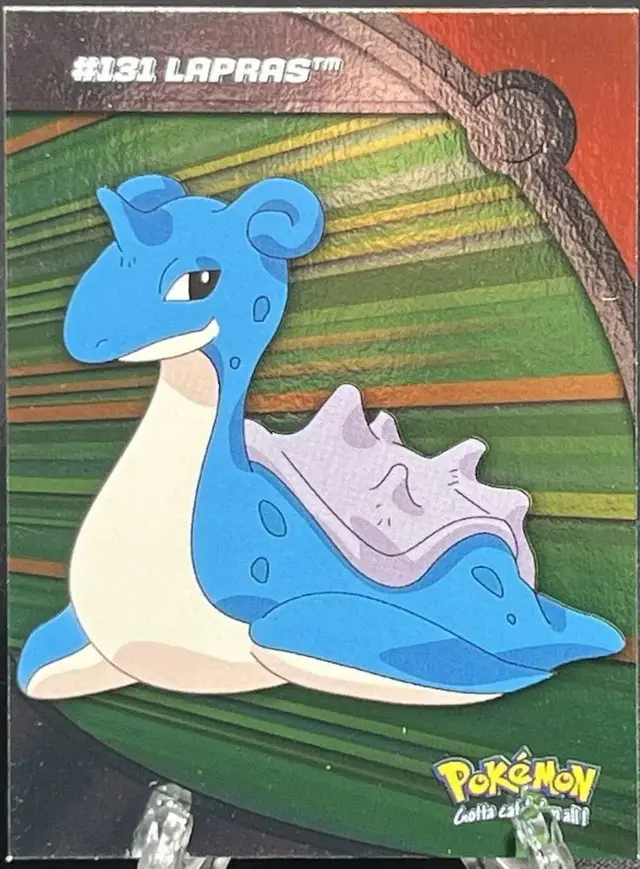 Lapras [Foil] #HV13 - Pokemon 2000 Topps TV Heroes & Villians