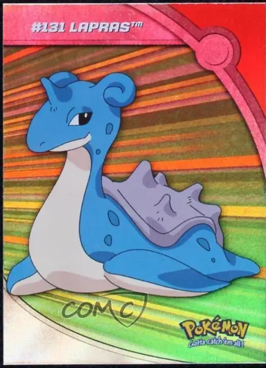 Lapras [Rainbow Foil] #HV13 - Pokemon 2000 Topps TV Heroes & Villians