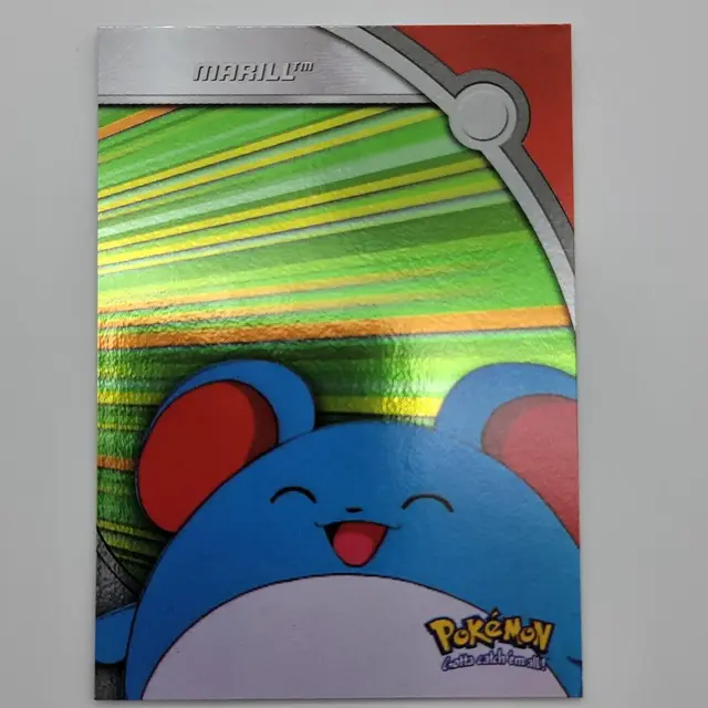 Marill #HV15 - Pokemon 2000 Topps TV Heroes & Villians
