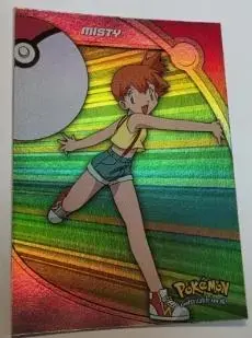 Misty [Rainbow Foil] #HV7 - Pokemon 2000 Topps TV Heroes & Villians