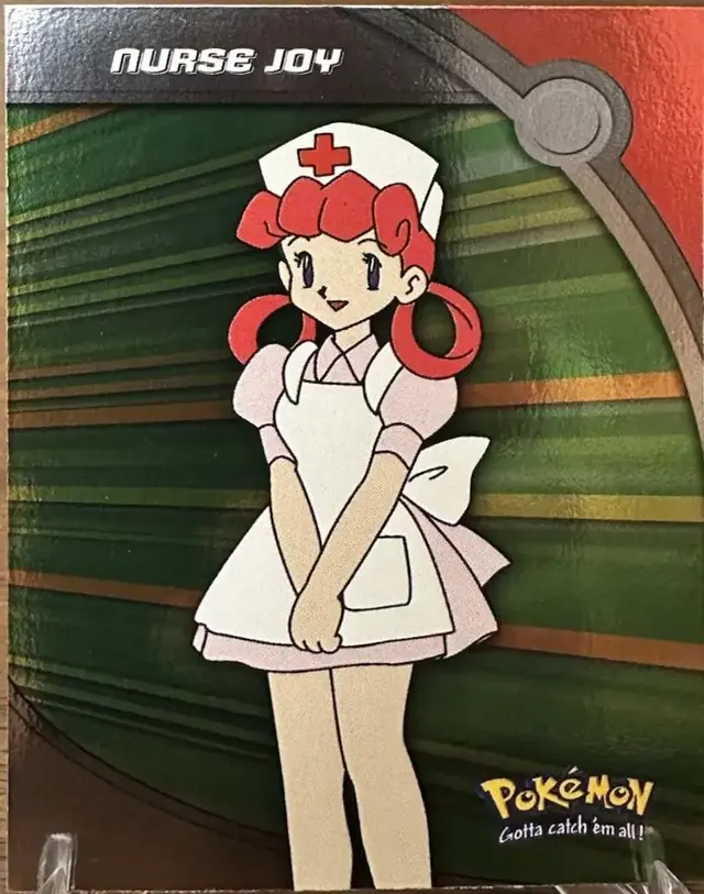 Nurse Joy [Foil] #HV16 - Pokemon 2000 Topps TV Heroes & Villians
