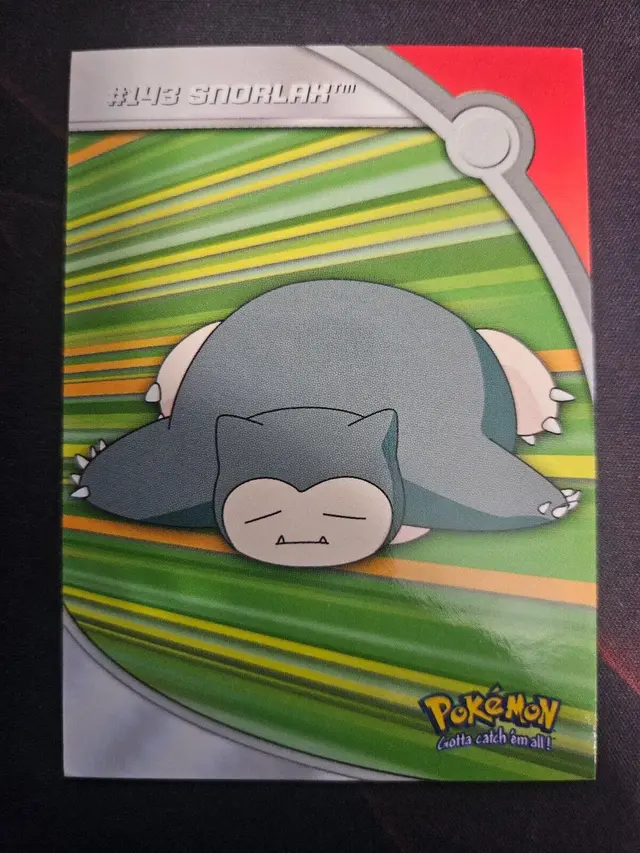 Snorlax #HV14 - Pokemon 2000 Topps TV Heroes & Villians