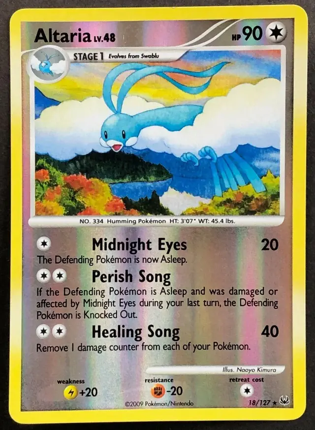 Altaria [Reverse Holo] - Pokemon Platinum #18