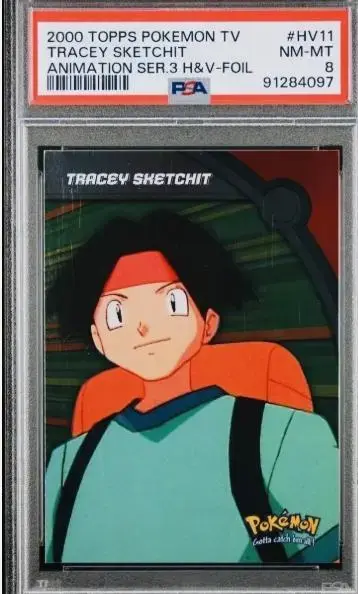 Tracey Sketchit [Foil] #HV11 - Pokemon 2000 Topps TV Heroes & Villians