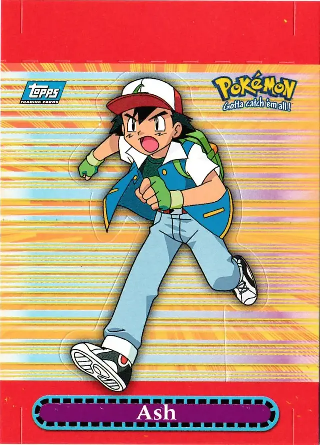 Ash #1 - Pokemon 2000 Topps TV Pop-up