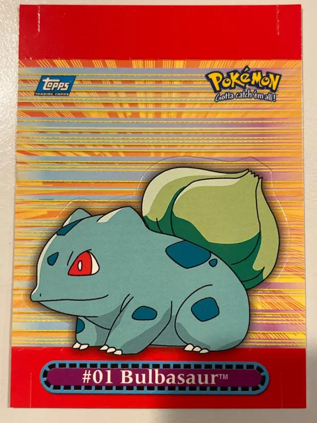 Bulbasaur #8 - Pokemon 2000 Topps TV Pop-up