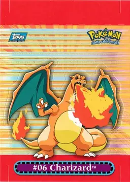 Charizard #9 - Pokemon 2000 Topps TV Pop-up
