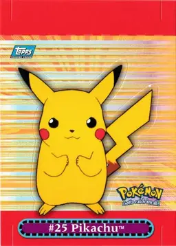 Pikachu #2 - Pokemon 2000 Topps TV Pop-up