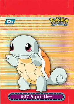 Squirtle #10 - Pokemon 2000 Topps TV Pop-up