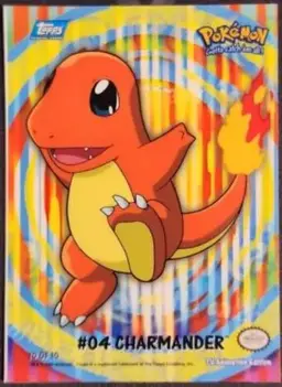 Charmander #10 - Pokemon 2000 Topps TV Sticker
