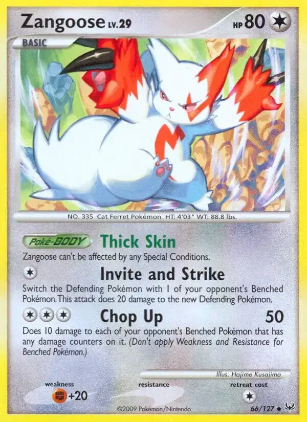 Zangoose - Pokemon Platinum #66